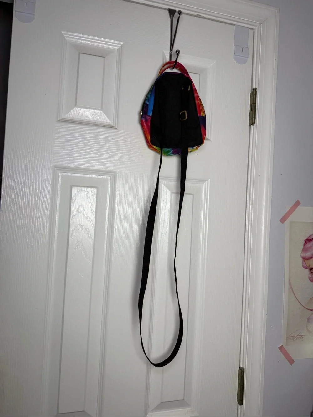 Mini Tie-Dye Backpack Shoulder Bag in Multicolor